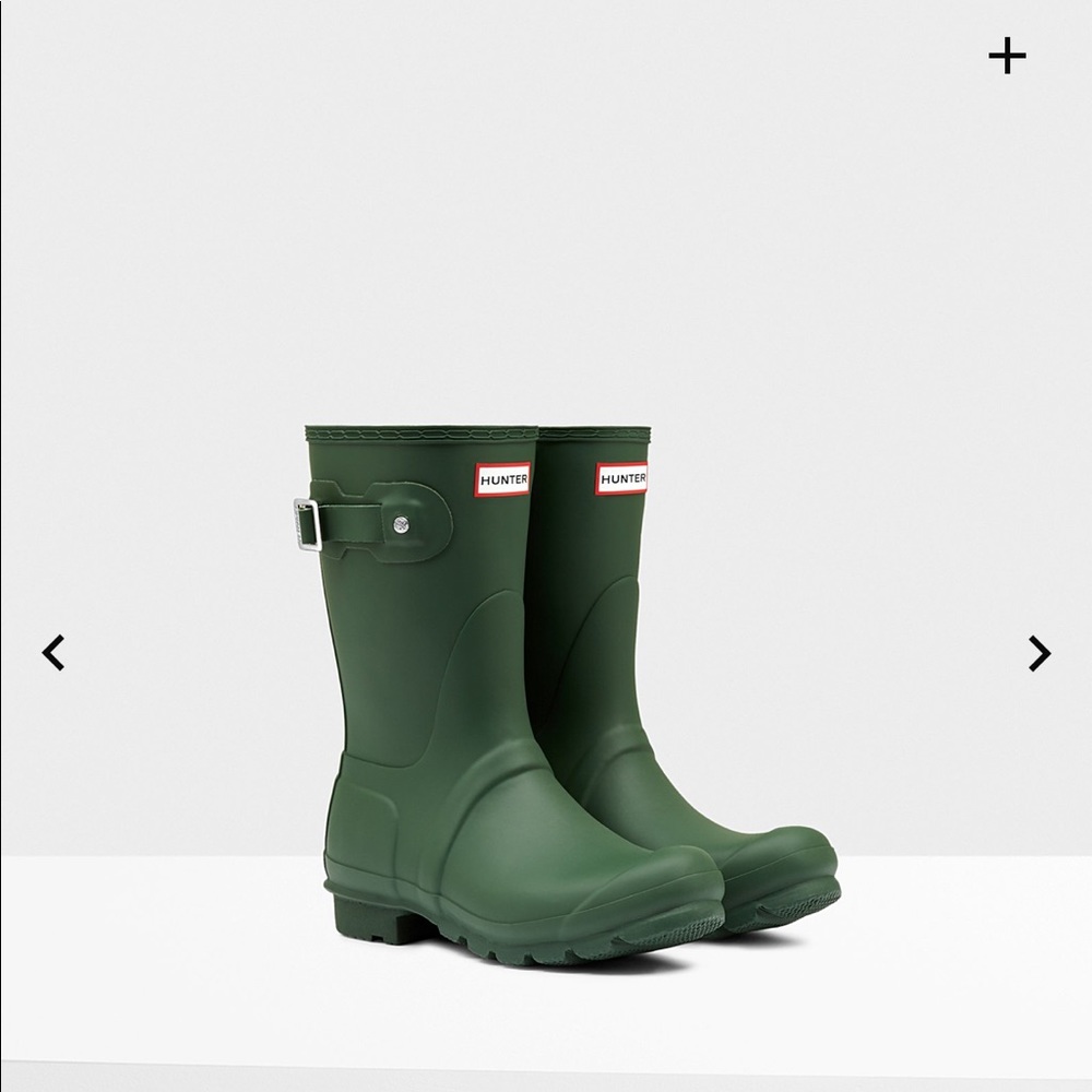 COPY - Short hunter green hunter boots